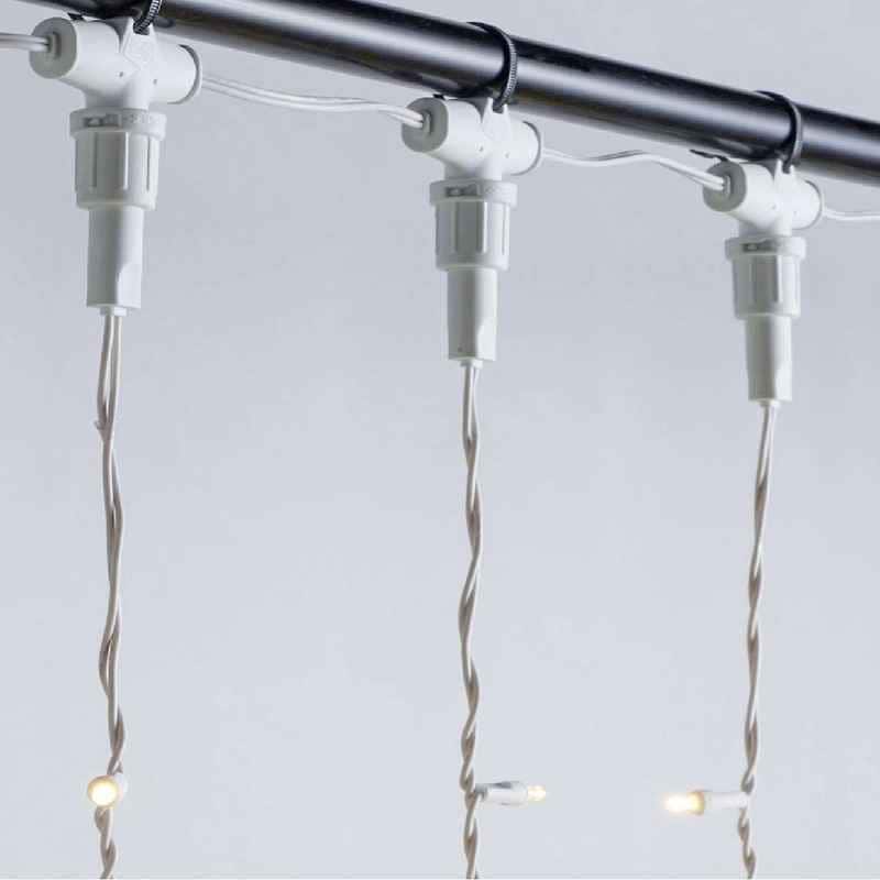 50L 5mm LED Curtain Light String, 6in Bulb Spacing - Image 5