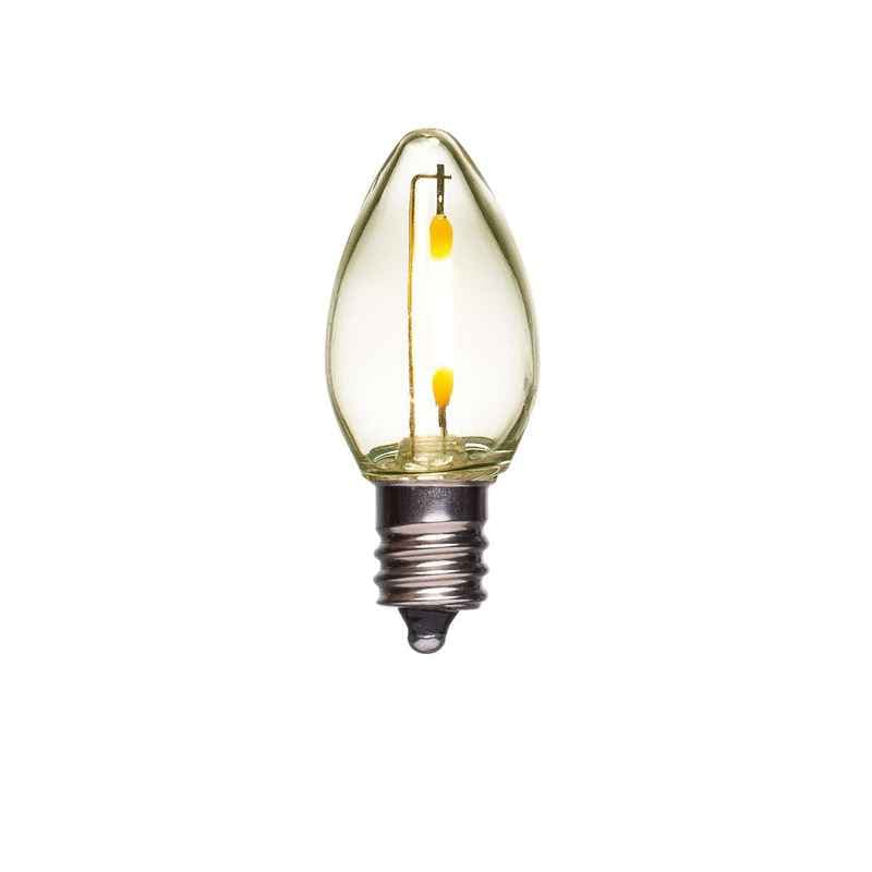 C7 LED Clear Bulb, E12 Base - Image 6
