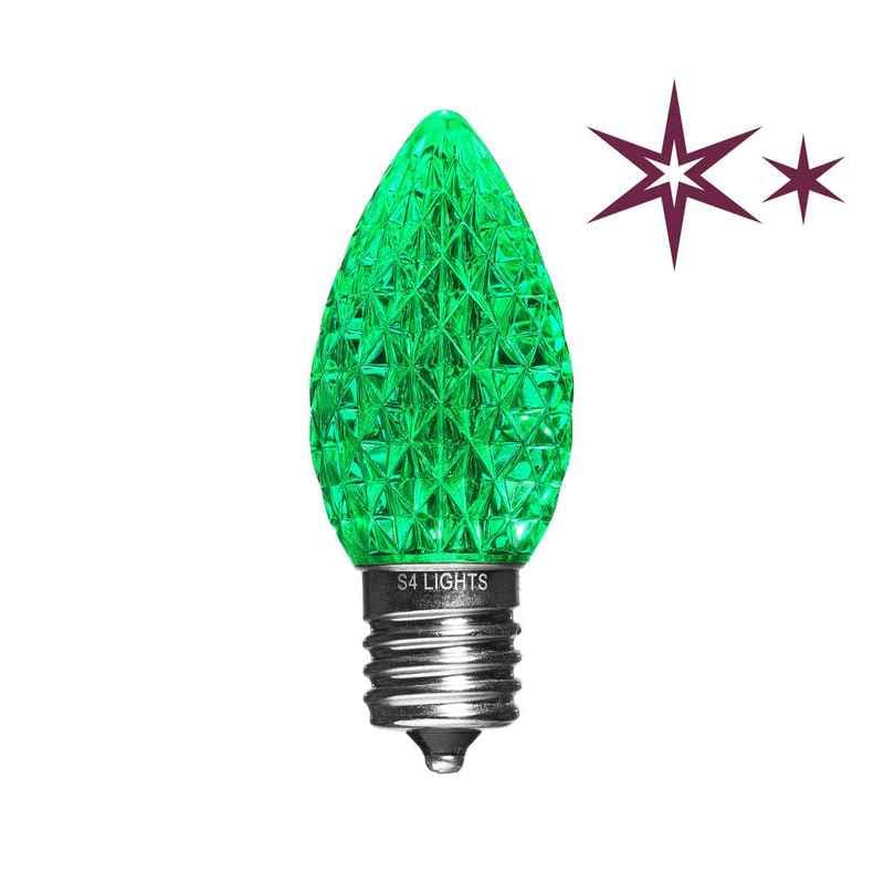 C9 LED Faceted Bulbs with Effects, E17 Base - Image 16