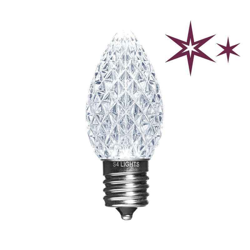 C9 LED Faceted Bulbs with Effects, E17 Base - Image 7